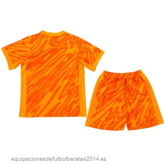 Nuevo Portero Conjunto De Niños Inglaterra 2024 Naranja Baratas